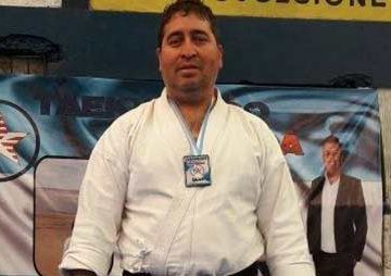 Marcelo Carrizo, el profesor karateka que protege el polideportivo de Nueva Chicago