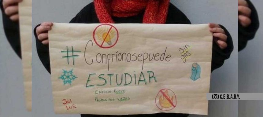 Reclamo de estudiantes del Yrurtia