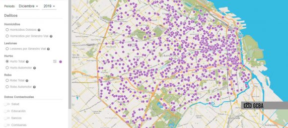 mapa del delito 2019