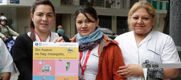 Charla de prevención sobre el dengue en la Comuna 9