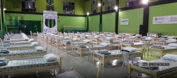 Nueva Chicago puso sus instalaciones a disposición del Ministerio de Salud