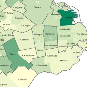 La Comuna 9 es una de las áreas con menos casos de coronavirus en la Ciudad