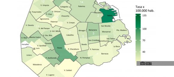 La Comuna 9 es una de las áreas con menos casos de coronavirus en la Ciudad