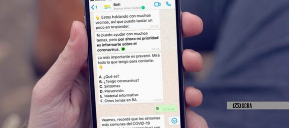Lanzaron un chatbot para el seguimiento de los contactos estrechos