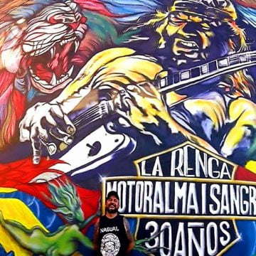 2130 “Vi el compromiso social de La Renga y quise sumarme con mi arte”