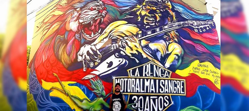 “Vi el compromiso social de La Renga y quise sumarme con mi arte”