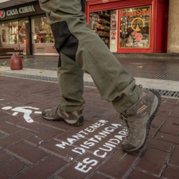 La Ciudad habilitó áreas peatonales transitorias