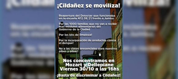 Nueva movilización del Comité de Crisis de Cildañez