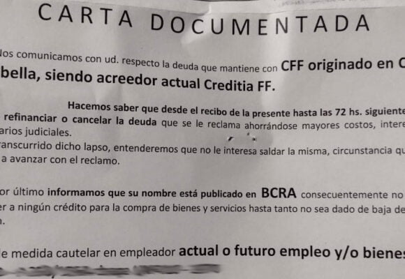 Denuncian modalidad de estafa que usa datos personales para confundir a los vecinos