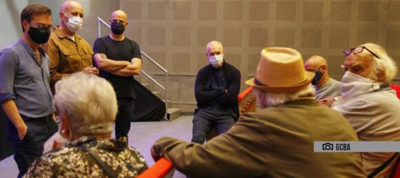 Rodríguez Larreta visitó el Cine Teatro El Plata