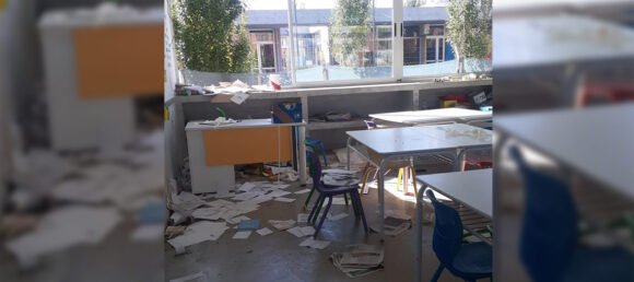 Robo y vandalismo en el Polo Educativo de Mataderos