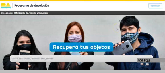 Ciudad presentó una plataforma para recuperar objetos robados