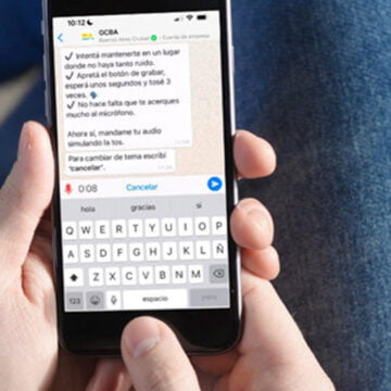 Ciudad lanzó un sistema que analiza audios de tos a través de Whatsapp