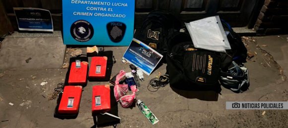 Detuvieron dealers con 4 kg de cocaína en Liniers