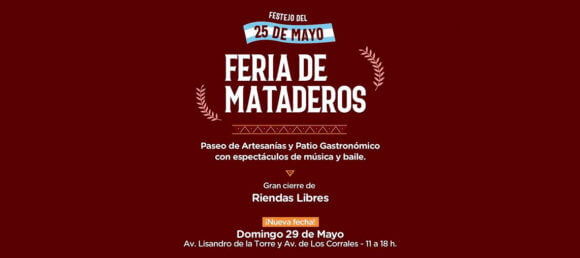 Feria de Mataderos: Se reprogramó el festejo del Día de la Patria