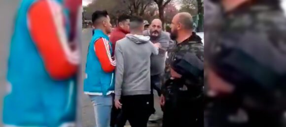 El presidente de Chicago se enfrentó con un hincha