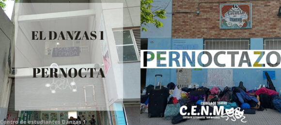 Alumnos del Danzas 1 y del Niní Marshall se sumaron al reclamo estudiantil