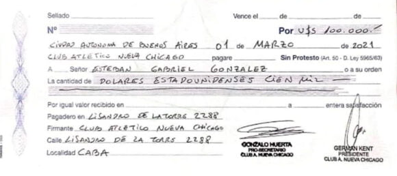 Chicago acusó a la ex dirigencia por el último embargo