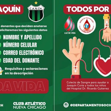 Jornada de donación de sangre en Nueva Chicago