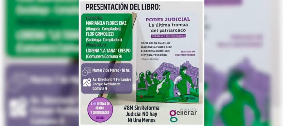 Presentación del libro “Poder judicial, la última trampa del patriarcado” en Parque Avellaneda