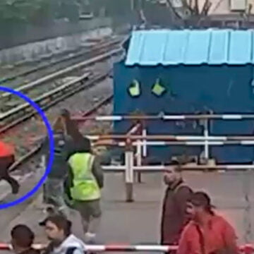 Un hombre se salvó de milagro de ser arrollado por un tren en Liniers