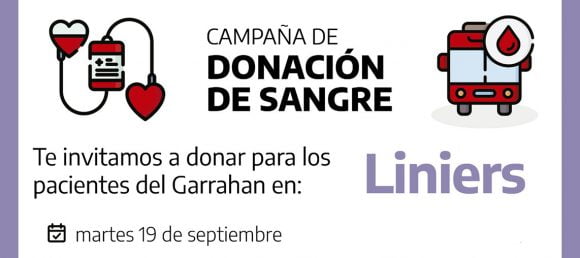 Campaña de donación de sangre en Las Nieves