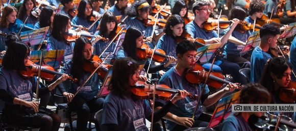 La Orquesta Infantil Juvenil de Cildañez participó del gran concierto en Tecnópolis