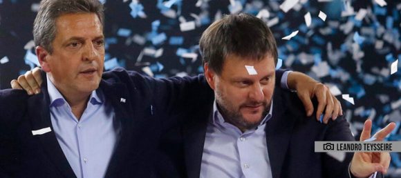 leandro santoro y sergio Massa