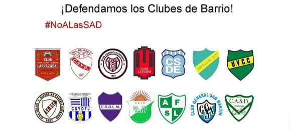 Clubes de barrio de la Comuna 9 se manifestaron en contra de las SAD