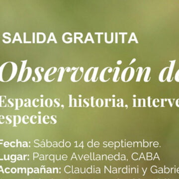 Observación de flora en el Parque Avellaneda