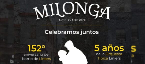 Milonga a cielo abierto en Liniers
