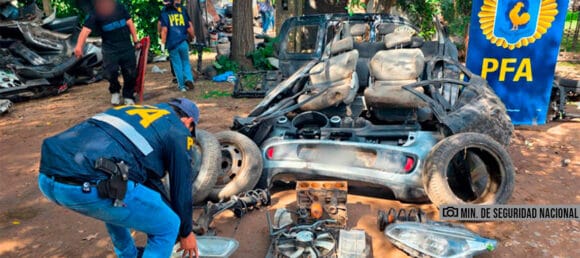 Desarticularon una banda de autopartes robadas con sede en Parque Avellaneda