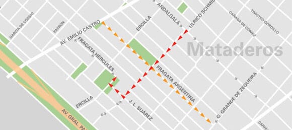Cambian de sentido 15 calles de Mataderos