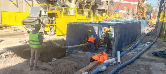 Autoridades de la Ciudad visitaron obras del Arroyo Cildañez