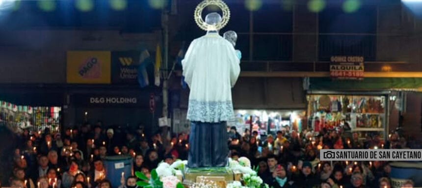 3033 San Cayetano: vigilia y marcha desde Liniers hasta Plaza de Mayo