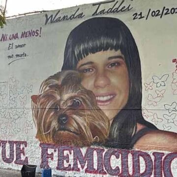 A 16 años de su femicidio, inauguran un mural en recuerdo a Wanda Taddei
