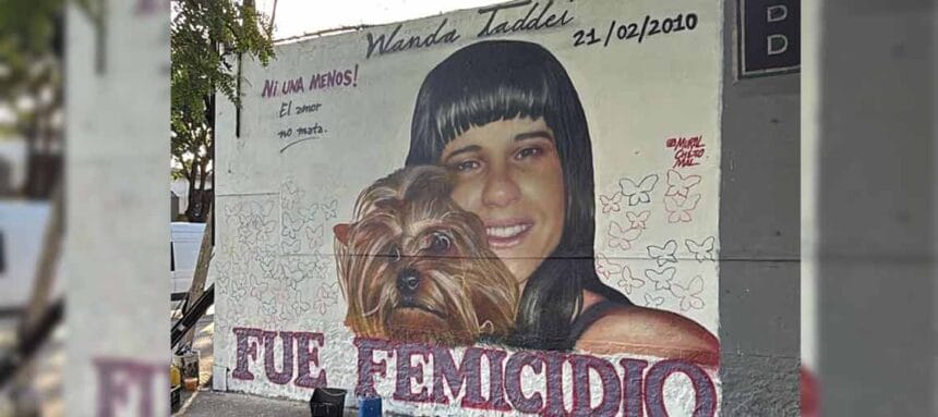 3110 A 16 años de su femicidio, inauguran un mural en recuerdo a Wanda Taddei