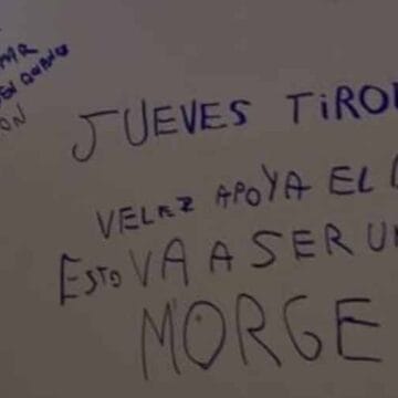 Preocupación por pintadas con amenazas de tiroteos en escuelas de la Comuna 9