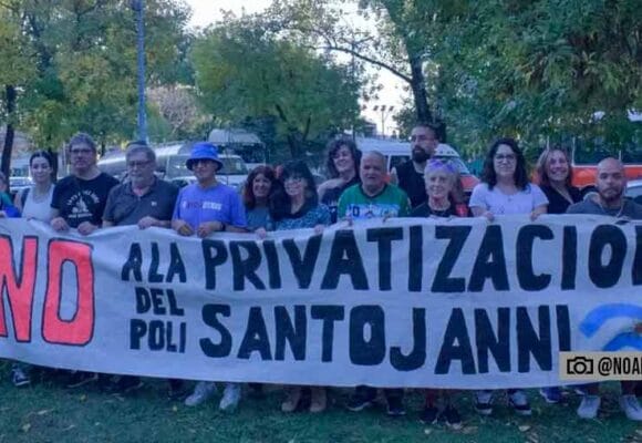 Festejos en Liniers por la restitución del Polideportivo Santojanni