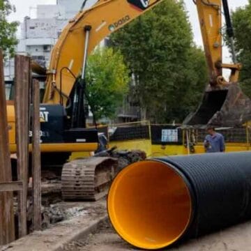 Realizaron obras en Liniers para combatir inundaciones