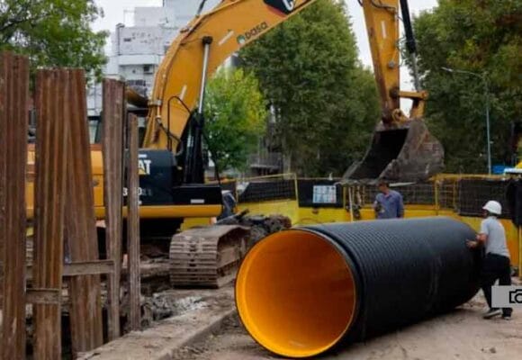 Realizaron obras en Liniers para combatir inundaciones