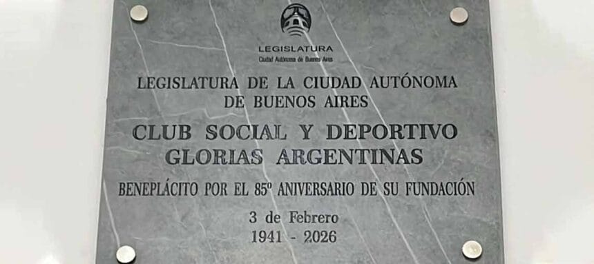 Celebran al Glorias Argentinas en sus 85 años