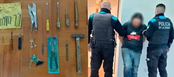 Mataderos: Entró a robar un departamento y lo detuvieron en el baño