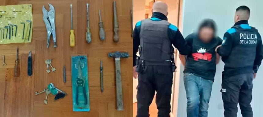 Mataderos: Entró a robar un departamento y lo detuvieron en el baño