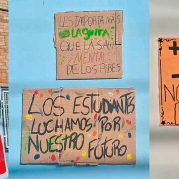 Estudiantes del Niní Marshall tomaron el colegio
