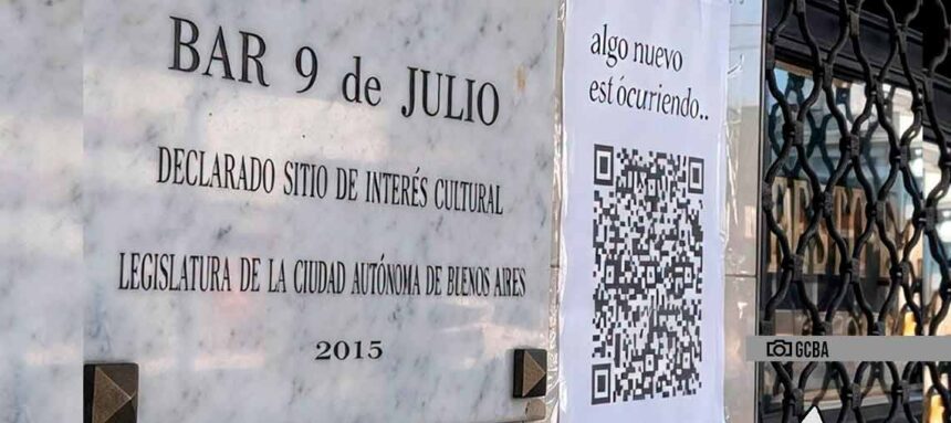 Reabre el histórico Bar 9 de Julio